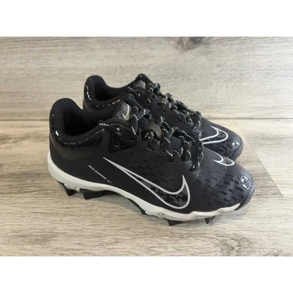 Nike Hyperdiamond 4 Keystone Softball Cleats Kids 1Y Multi Lace Up FZ0919-001